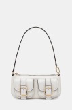 MICHAEL Michael Kors poseta de piele culoarea alb, 32S5GZCU1L