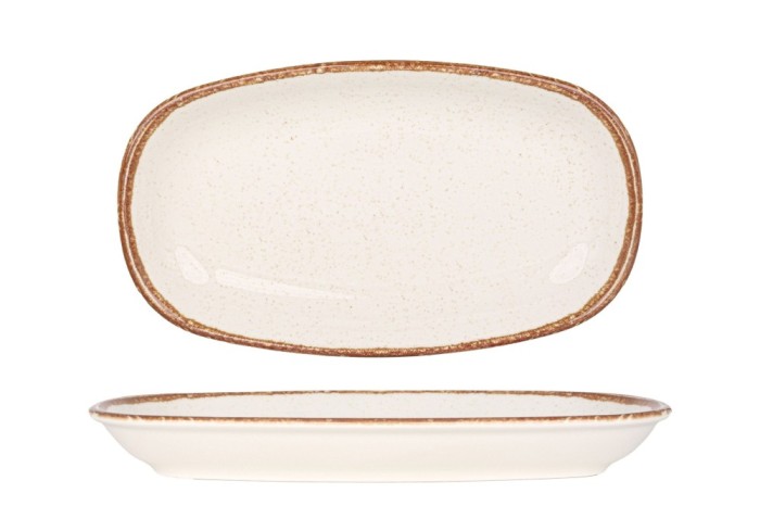 Rinart Placa de service - Brunilda - Por&Aring;&pound;elan - 30x18 cm - set de 2