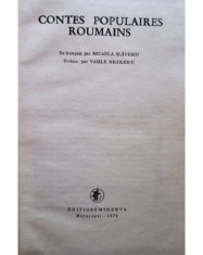 Micaela Slavescu - Contes populaires roumains (Editia: 1979) foto