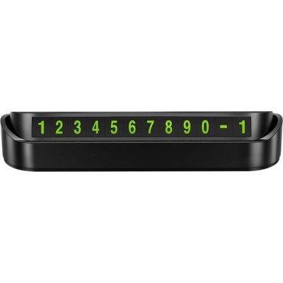 Suport numar telefon FOXMAG24&amp;reg;, numere magnetice, Black foto