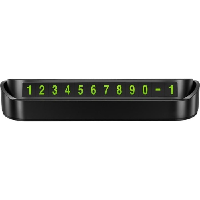 Suport numar telefon FOXMAG24&reg;, numere magnetice, Black
