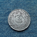 2h - 5 Francs 1951 Maroc / an unic de batere, Africa