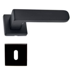 M&acirc;ner pentru uși de interior - M1034 - negru cu rozetă cheie