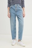 Sisley jeansi femei high waist, 4I2MLE04G