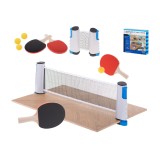 Set tenis de masa ping pong cu 2 palete, fileu, 3 mingi