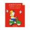 Planse preilustrate pentru pictura Vehicule, Moulin Roty