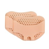 Set 2 branturi cu gel, flippy, pentru metatarsiene, pernute din silicon gel, universale, separator corectie pozitie degete picior, crem