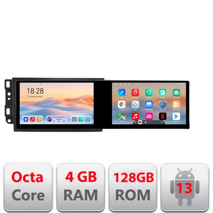 Navigatie Chevrolet Captiva Kit-020 Edotec 2 ecrane 8 core 4+128 21.6 inch Incell android Wifi 5Ghz gps internet CarStore Technology