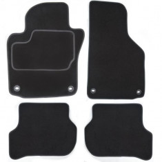 Set Covorase Auto Mocheta Fata + Spate Mammooth Mercedes-Benz C-Class W204 2007-2014 Negru MMT A041 MER130 PRM 01