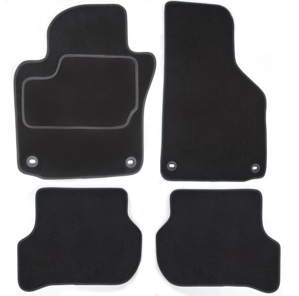 Set Covorase Auto Mocheta Fata + Spate Mammooth Mercedes-Benz C-Class W205 2014-2018 Negru MMT A041 MER130 PRM 01