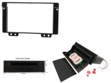 Rama Radio Auto cu Incarcator Wireless 5W Land Rover Freelander 2 (2003-2007) Negru, Adaptor Sistem Audio
