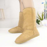 Cumpara ieftin Cizme Tip Ugg De Dama Din Piele Naturala 2363 Khaki