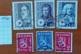 FINLANDA-1936-''CRUCE-ROSIE''- Serie completa-stampilat'' -Vezi-Scan