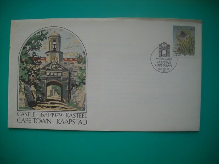 HOPCT PLIC S NR 809 CATELUL CAPE TOWN 1679-1979 RSA AFRICA DE SUD - AFRICA -NECIRCULAT