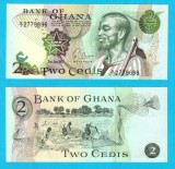 Ghana (pick 14) 2 Cedis 1977 UNC