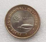 PORTUGALIA 200 Escudos 1997 Lisbon World Expo &#039;98 BIMETAL aUNC / UNC **, Europa