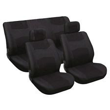 Set Huse scaune auto imitatie piele neagra, scaune fata si spate , pentru scaune fara AIRBAG, 8 buc foto