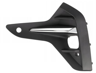 Grila bara protectie, spoiler Opel Insignia (Fl), 02.2020-, montare fata, stanga, cu gauri senzori parcare (PDC); gauri proiectoare, RapidAuto foto