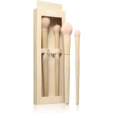 BPerfect Katie Daley Perfect Powder Setting Brush Duos set perii machiaj 2 buc
