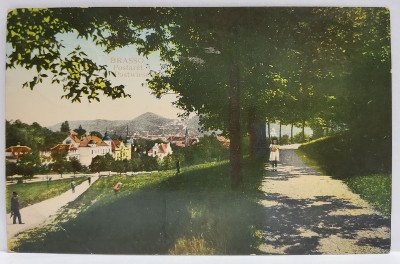 BRASOV , LIVADA POSTEI , CARTE POSTALA , 1910 foto