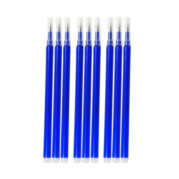 Rezerva roller compatibil Pilot Frixion, 0.7 mm, albastru 9 buc/set