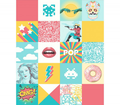 Tapet copii, pop art, My Kingdom, M53210 foto