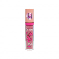 Ruj mat non-transfer SATIN LIPS Vollar&eacute; Cosmetics, Roz, 8 ml