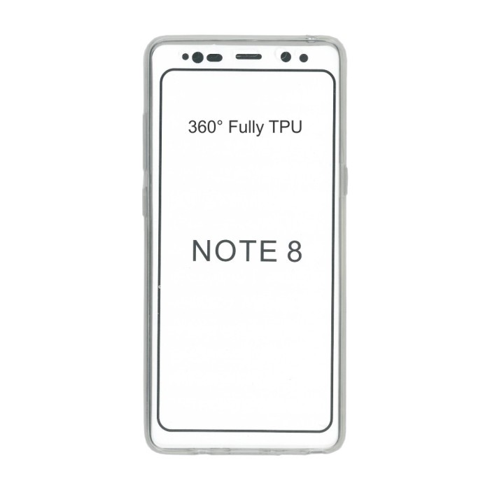 Husa din silicon clear 360, pentru Samsung Galaxy Note 8-Eurocell
