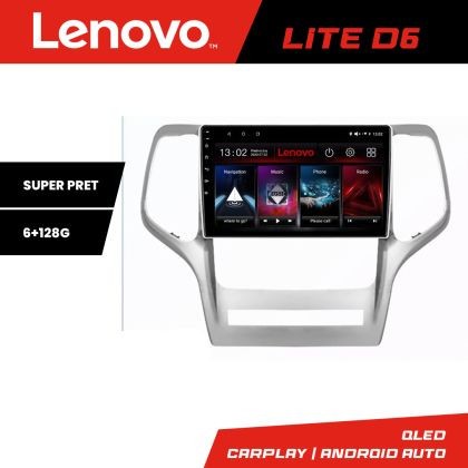 Navigatie Jeep Gran Cherokee 2011-2013 Lenovo Kit-GRCHE 8 core 6+128 GB Android Waze USB Navigatie Internet Youtube Radio CarStore Technology