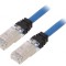 Patch Cord S/FTP TX6A 10Gig LSZH Albastru 2m