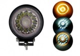 Proiector LED Auto 40W, 4000lm, 12-24V, Lumina Alba/Galbena, IP67, Tractor, Camion, Utilaje Agricole