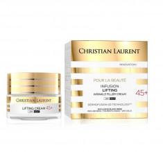 Crema de fata Prin Infuzie, Christian Laurent, 45+, Extract de Trandafiri Negri, PRO-RETINOL &amp;amp;#038; 24K GOLD, 50 ml foto