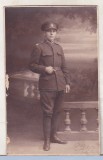 Bnk foto - Plutonier de aviatie - Foto E Popp Ploiesti, Romania 1900 - 1950, Sepia, Militar