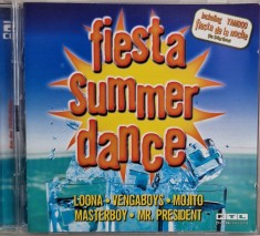 Various &lrm;&ndash; Fiesta Summer Dance_ NM / NM dublu cd muzica euro house synth pop anii 90 _ Polystar, Germania, 1999