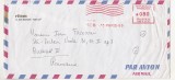bnk fil Franta - plic circulat spre Romania 1966 - francatura mecanica