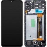 Cumpara ieftin Display cu Touchscreen Samsung Galaxy M13 M135, cu Rama, Negru, Service Pack GH82-29132A