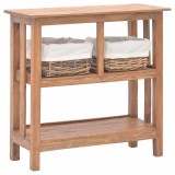 Cumpara ieftin Masa consola, 69x28x70 cm, lemn masiv de mahon