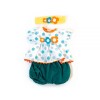 Set imbracaminte vreme calda pentru papusa fetita 38 cm Dots, MINILAND