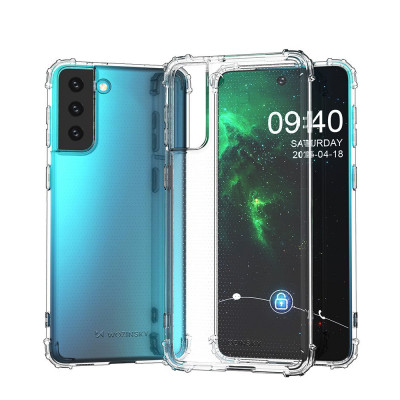 Husă Durabilă Wozinsky Anti-șoc Cu Protecție De Grad Militar Pentru Samsung Galaxy S21+ 5G (S21 Plus 5G) Transparentă 9111201923348 foto