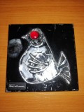 Placa metalica perete vintage pasare Sven Lindstr&ouml;m Lindstrom Suedia