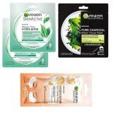 Set 4 Masti de fata, Garnier, My Detox Pampering Kit