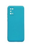 Husa telefon compatibila cu Samsung Galaxy A02s, Albastru, Cu interior de catifea, 170HT, Silicon, Carcasa