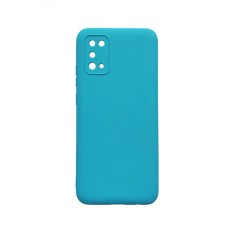 Husa telefon compatibila cu Samsung Galaxy A02s, Albastru, Cu interior de catifea, 170HT