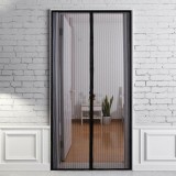 Plasa Usa Magnetica Anti-Insecte VIVO 210x100cm Neagra - Perdea Protectie Tanti Tantari