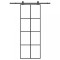 vidaXL Ușă glisantă cu set feronerie, 76x205 cm, sticlă ESG/aluminiu 3332885