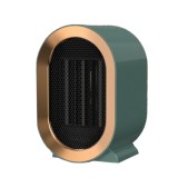 Radiator mini Incalzitor, Element de Incalzire PTC, Putere 1200 W, Radiator cu termostat reglabil, 19.5 x 12.5 x 12.5 cm, 800 g, Verde