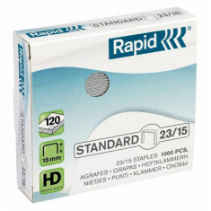 Capse Rapid Standard, 23/15, 80-120 Coli ,1000 Buc/cutie