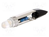 Lampă LED albă T6,8 12VDC 12VAC POLAM-ELTA