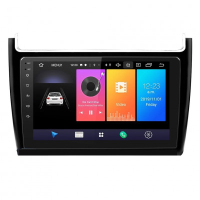 Navigatie Auto Multimedia cu GPS Android VW Polo (2009 - 2017), Display 9 inch, 2GB RAM + 32 GB ROM, Internet, 4G, Aplicatii, Waze, Wi-Fi, USB, Blueto foto