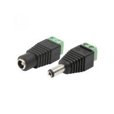 Home DC 2CS, cuplu de conectori DC cu terminal, 3A, 36W, cablu 0,5-1 mm? foto
